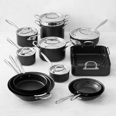 Williams Sonoma Signature Thermo-Clad™ Stainless-Steel Nonstick 20-Piece Cookware Set
