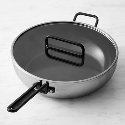 GreenPan™ Stanley Tucci™ Stainless-Steel Ceramic Nonstick 6.5-Qt. Essential Stanley Pan
