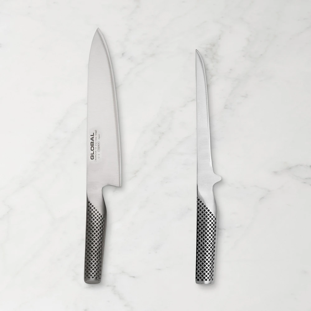 Global Classic Butcher's Starter Knives, Set of 2