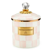 MacKenzie-Childs Rosy Check Canister