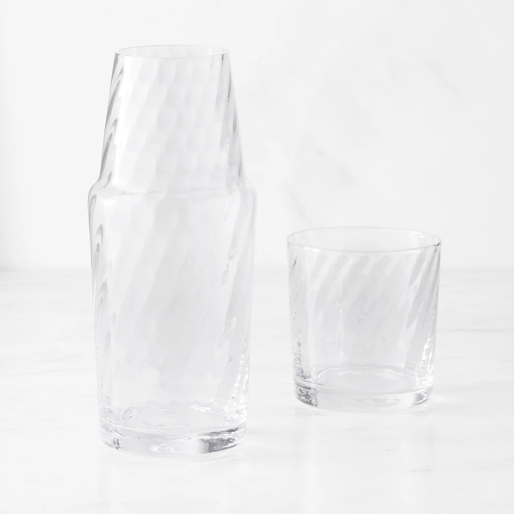 AERIN Spiral Glass Water Carafe