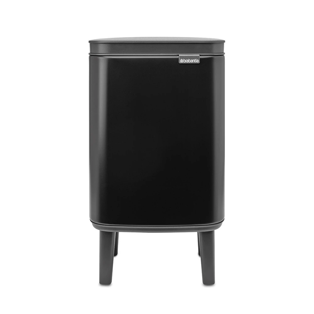 Brabantia Bo Touch Top Hi Single Compartment Trash Can, 4-Gallon