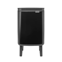 Brabantia Bo Touch Top Hi Single Compartment Trash Can, 4-Gallon