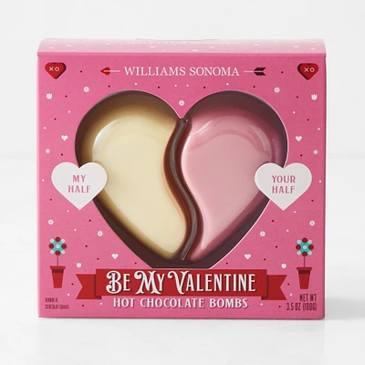 Williams Sonoma Heart Hot Chocolate Bomb for Two