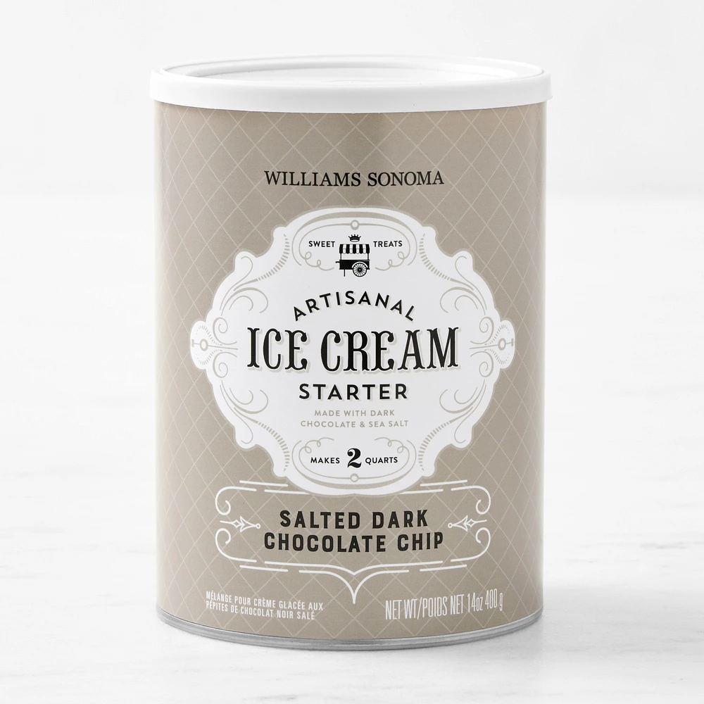 Williams Sonoma Ice Cream Starter, Salted Dark Chocolate