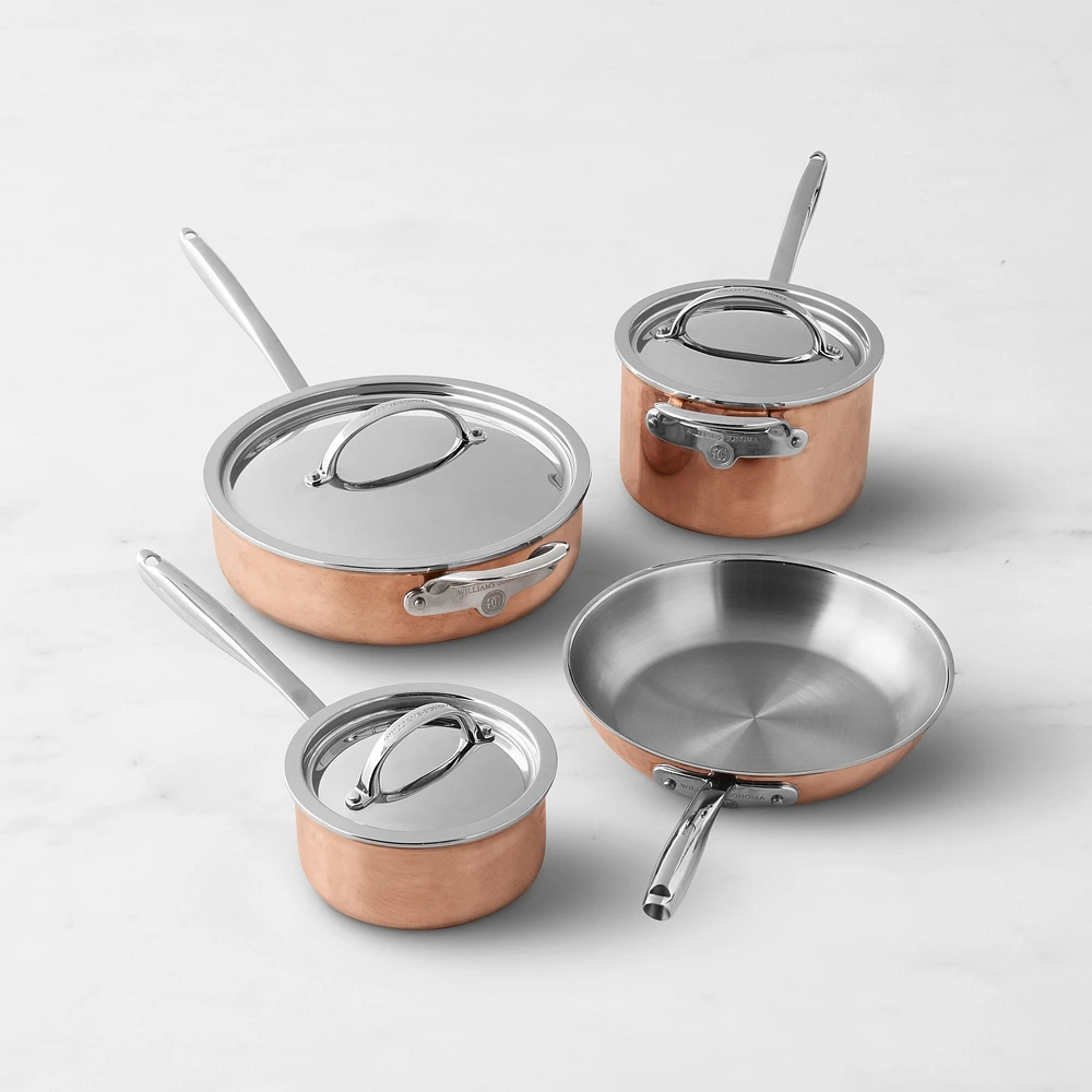 Williams Sonoma Thermoclad Copper 7-Piece Cookware Set