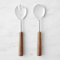 Acacia & Stainless-Steel Salad Servers