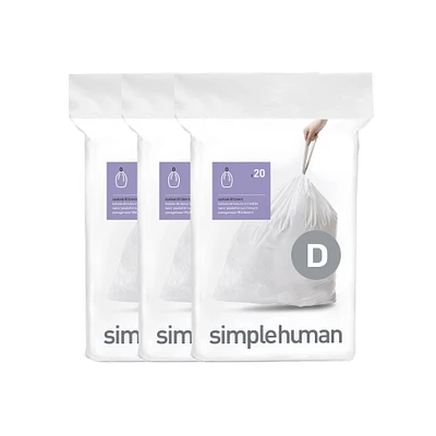 simplehuman™ (D) Custom Fit Liners