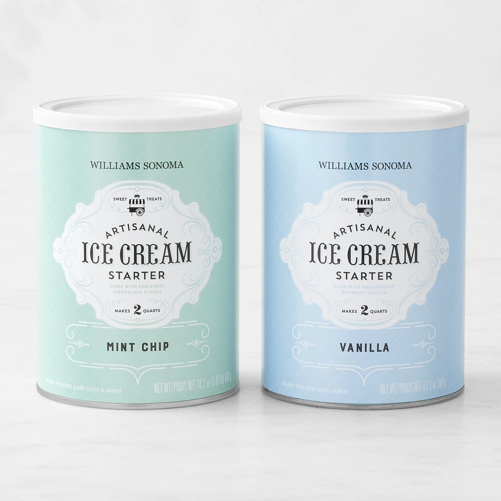 Williams Sonoma Vanilla & Mint Chip Ice Cream Starter Set