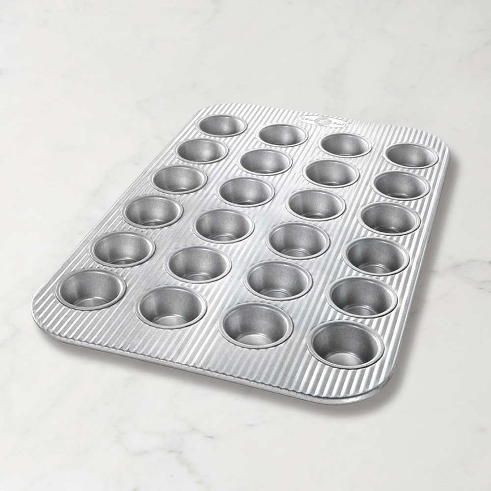 USA Pan Mini Muffin Pan, 24-Well