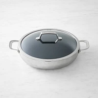 SCANPAN TSS+ Stainless-Steel Nonstick Chef Pan with Lid, 5 1/2-Qt.