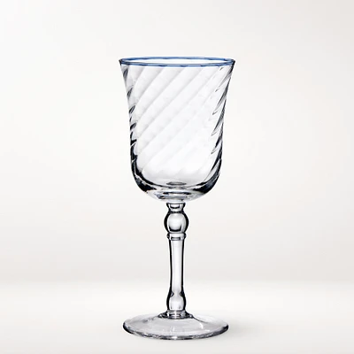 AERIN Swirl Wine Glasses, Set of 4