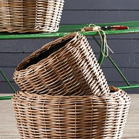 Woven Dry Basket Planter