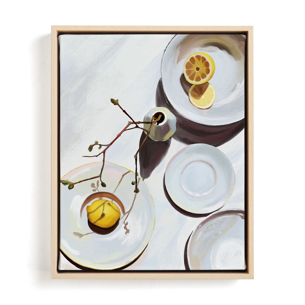 Flatlay Lemon Study No.1 Limited Edition Kitchen Art by Minted