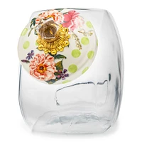 Mackenzie-Childs Wildflowers Enamel Cookie Jar