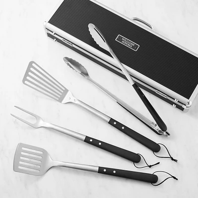 Williams Sonoma BBQ Tools with Fish Spatula Case