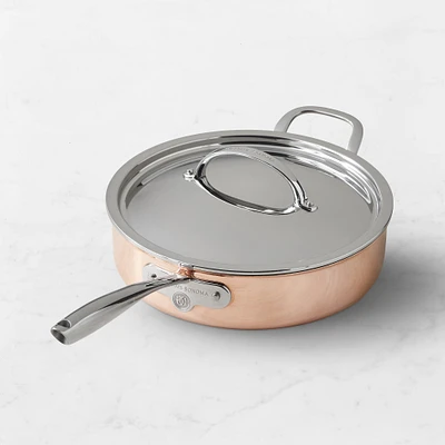 Williams Sonoma Thermo-Clad™ Copper Covered Sauté Pan with Helper Handle