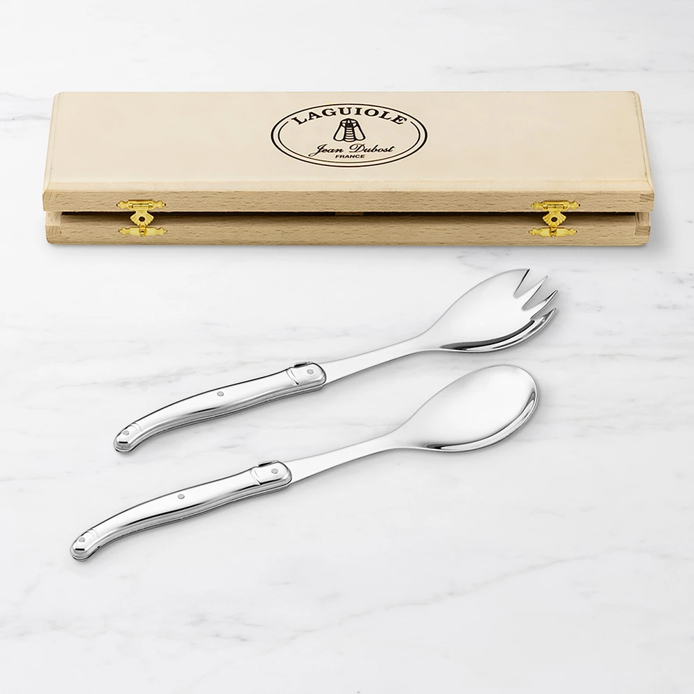 Jean Dubost Laguiole Stainless-Steel Serving Set