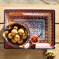 Sicily Red Melamine Rectangular Platter