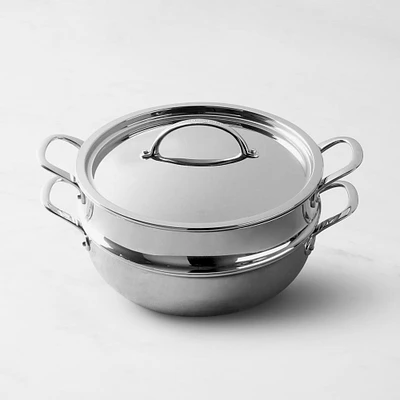 Williams Sonoma Signature Thermo-Clad™ Stainless Steel Braiser with Steamer Insert