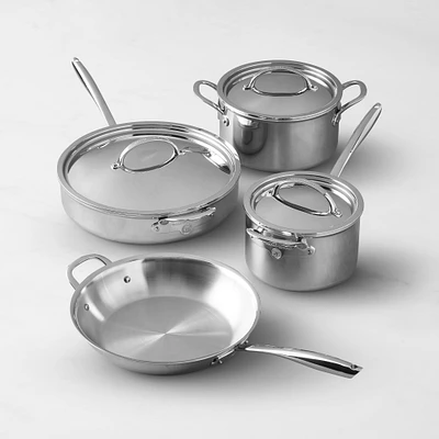Williams Sonoma Signature Thermo-Clad™ Stainless-Steel 7-Piece Cookware Set
