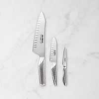Global Classic Asian Chef's Knives, Set of 3