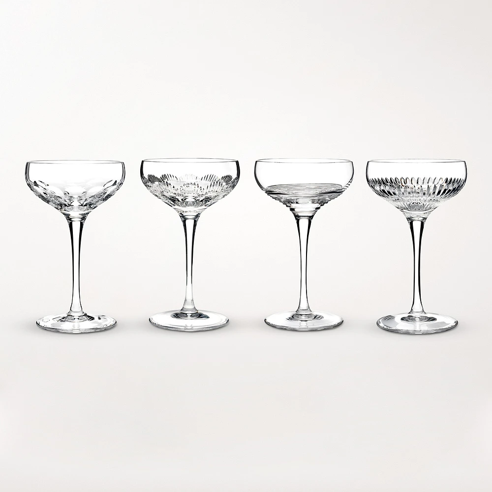 Waterford Mixology Mixed Coupe Glasses, Set of 4