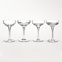 Waterford Mixology Mixed Coupe Glasses, Set of 4