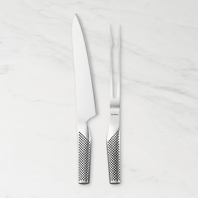 Global Classic Carving Knife & Meat Fork Set
