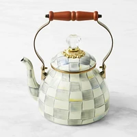 MacKenzie-Childs Sterling Check Tea Kettle