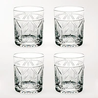 Vista Alegre Avenue Crystal Old-Fashioned Glasses, Set of 4