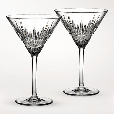 Waterford Lismore Diamond Martini Glasses