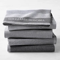 Williams Sonoma Logo Stripe Towels, Set of 4