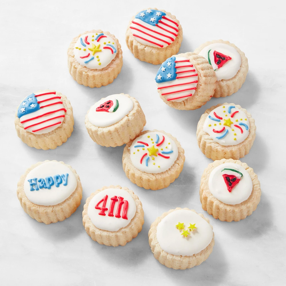 Patriotic Shortbread Cookies