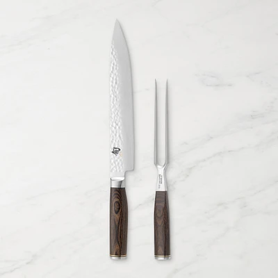 Shun Premier Carving Knife & Meat Fork Set