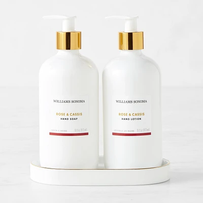 Home Fragrance Rose and Cassis 3-Piece Hand Soap Lotion Set
