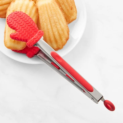 Red Mitten Novelty Silicone Tongs