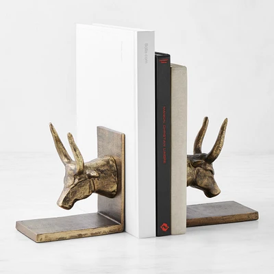 Ox Bookends
