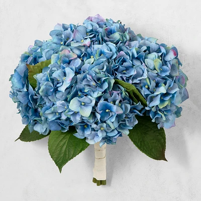 AERIN Real Touch Faux Blue Hydrangea Bouquet