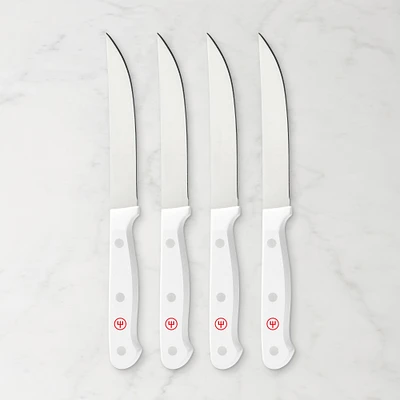 Wüsthof Gourmet White Steak Knives, Set of 4