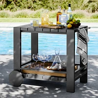 Larnaca Metal Bar Cart