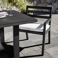 Ojai Outdoor Metal Dining Arm Chair