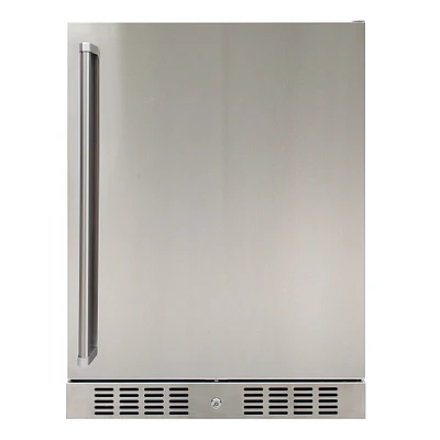 Brama Outdoor Refrigerator, Stainless-Steel