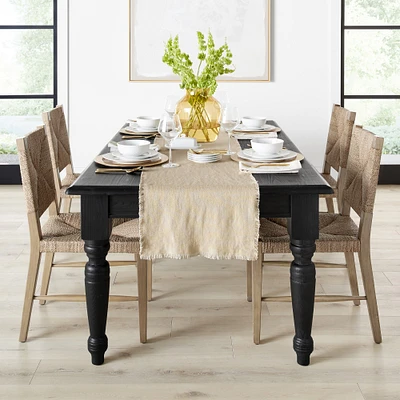 Harvest Dining Table & Rutherford Dining Chairs
