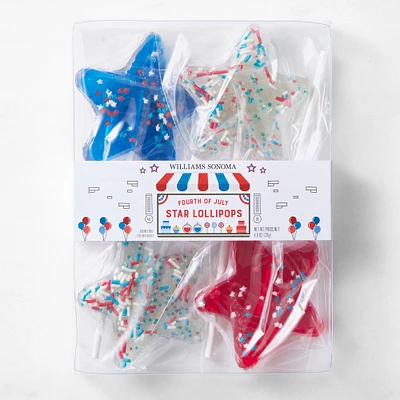 Williams Sonoma Red, White, & Blue Star Lolipops