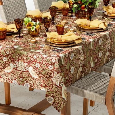 Williams Sonoma x Morris & Co. Outdoor Strawberry Thief Tablecloth