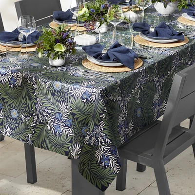 Williams Sonoma x Morris & Co. Outdoor Larkspur Tablecloth