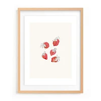Strawberries Open Edition Kitchen Art by Minted