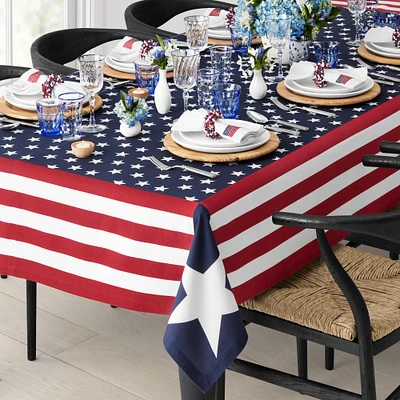 American Flag Tablecloth