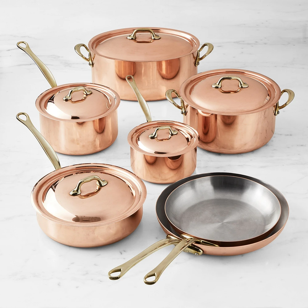 Mauviel Copper M'150 B 12-Piece Cookware Set